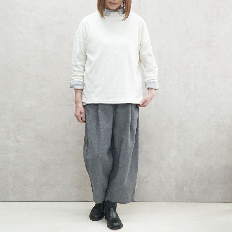 Branch m‘.,ブランチエム,ナチュラル,30代,40代,50代,60代,リネン,ゆったり,パンツ,テーパードパンツ,タックパンツ,フォーマル,オケージョン,セットアップ,テーパード