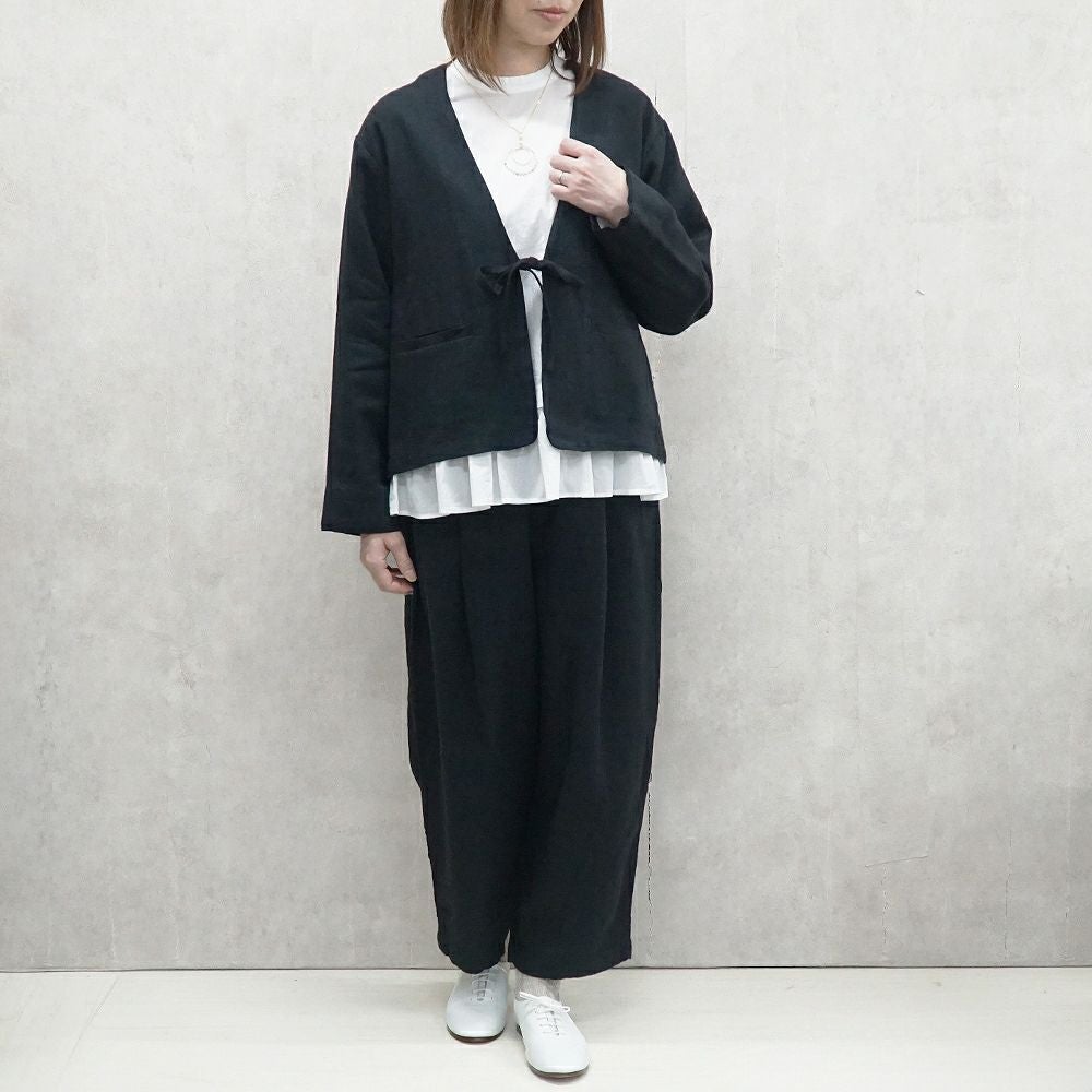 Branch m‘.,ブランチエム,ナチュラル,30代,40代,50代,60代,リネン,ゆったり,パンツ,テーパードパンツ,タックパンツ,フォーマル,オケージョン,セットアップ,テーパード