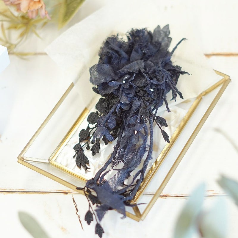 Branch m‘.,ブランチエム,ナチュラル,30代,40代,50代,60代,ブローチ,コサージュ,布,花,オケージョン,セレモニー,リネン,リネンのコサージュ