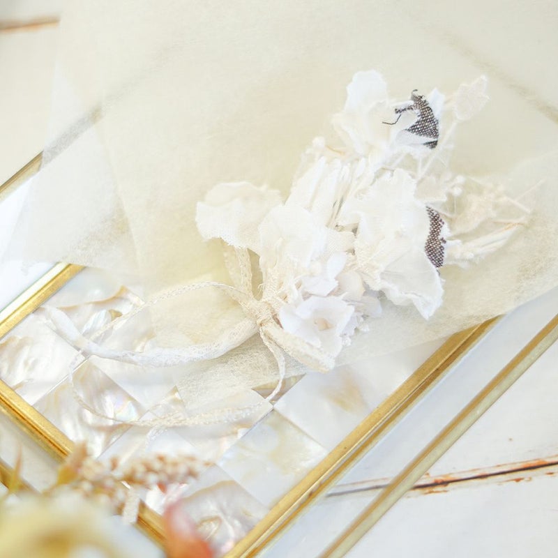 Branch m‘.,ブランチエム,ナチュラル,30代,40代,50代,60代,ブローチ,コサージュ,布,花,オケージョン,セレモニー,リネンのコサージュ,ブーケ