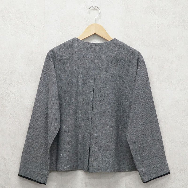 Branch m‘.,ブランチエム,ナチュラル,30代,40代,50代,60代,コーデセット,コーディネートセット,セット売り,ゆったり,セットアップ,ワイドパンツ,ジャケット,クルーネック,ノーカラージャケット,クルーネックジャケット