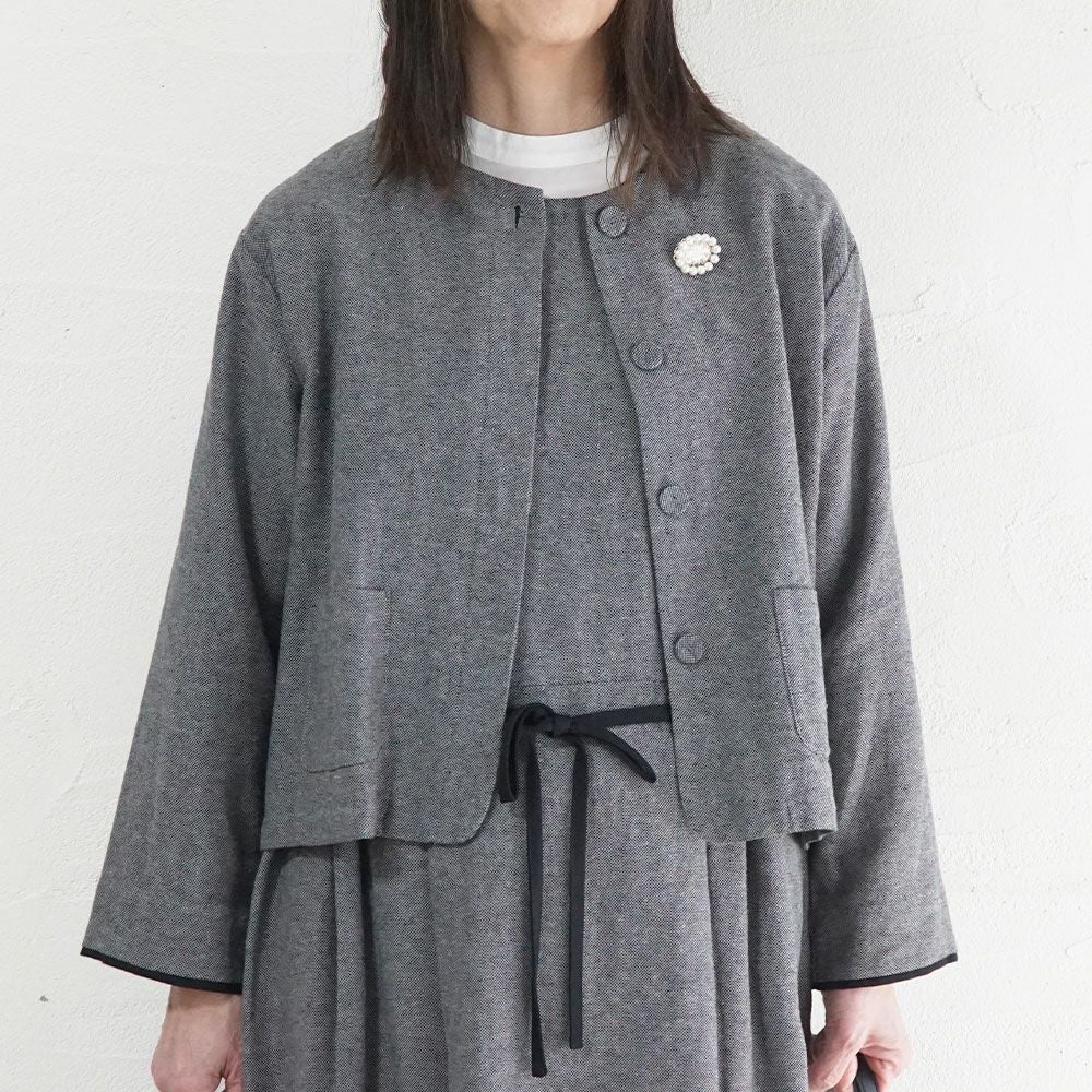 Branch m‘.,ブランチエム,ナチュラル,30代,40代,50代,60代,コーデセット,コーディネートセット,セット売り,ゆったり,セットアップ,ワンピース,2wayワンピース,ノースリーブワンピース,ジャケット,クルーネック,ノーカラージャケット,クルーネックジャケット