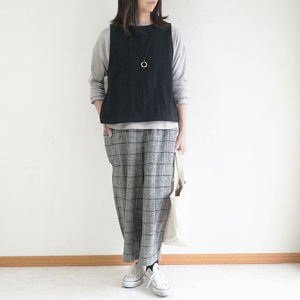 Branch m‘.,ブランチエム,ナチュラル,30代,40代,50代,60代,リネン,ゆったり,ベスト,リネンベスト,2wayベスト,2way,フォーマル,オケージョン,セットアップ,