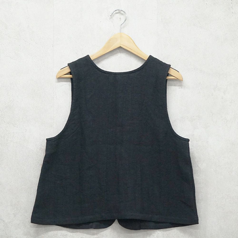 Branch m‘.,ブランチエム,ナチュラル,30代,40代,50代,60代,リネン,ゆったり,ベスト,リネンベスト,2wayベスト,2way,フォーマル,オケージョン,セットアップ,