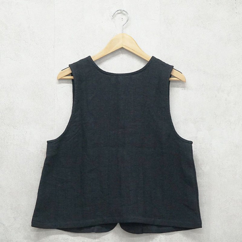 Branch m‘.,ブランチエム,ナチュラル,30代,40代,50代,60代,リネン,ゆったり,ベスト,リネンベスト,2wayベスト,2way,フォーマル,オケージョン,セットアップ,