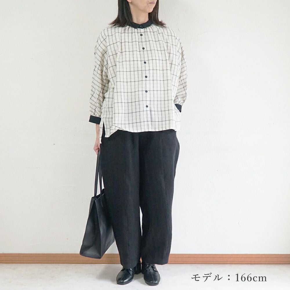 Branch m‘.,ブランチエム,ナチュラル,30代,40代,50代,60代,リネン,ゆったり,フォーマル,オケージョン,セットアップ,pants,パンツ,コクーンパンツ,リネンパンツ,バレルレッグパンツ