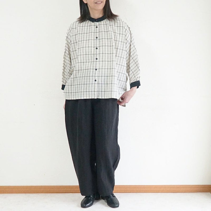 Branch m‘.,ブランチエム,ナチュラル,30代,40代,50代,60代,リネン,ゆったり,フォーマル,オケージョン,セットアップ,pants,パンツ,コクーンパンツ,リネンパンツ,バレルレッグパンツ