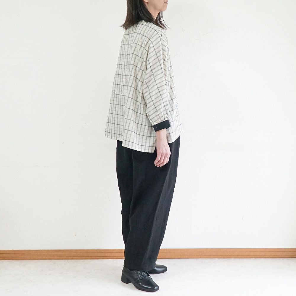 Branch m‘.,ブランチエム,ナチュラル,30代,40代,50代,60代,リネン,ゆったり,フォーマル,オケージョン,セットアップ,pants,パンツ,コクーンパンツ,リネンパンツ,バレルレッグパンツ