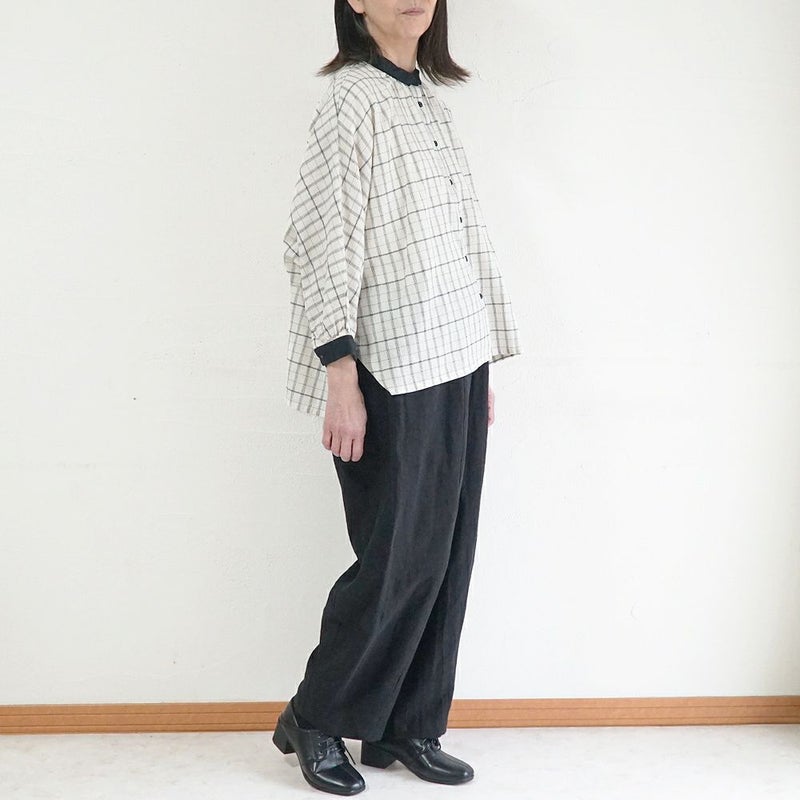 Branch m‘.,ブランチエム,ナチュラル,30代,40代,50代,60代,リネン,ゆったり,フォーマル,オケージョン,セットアップ,pants,パンツ,コクーンパンツ,リネンパンツ,バレルレッグパンツ