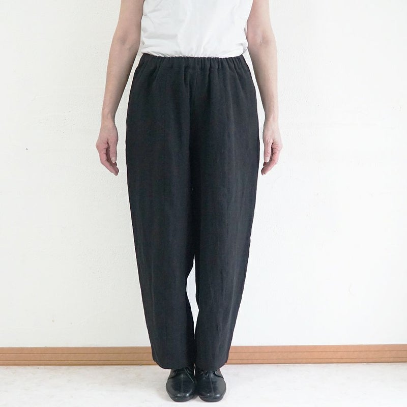Branch m‘.,ブランチエム,ナチュラル,30代,40代,50代,60代,リネン,ゆったり,フォーマル,オケージョン,セットアップ,pants,パンツ,コクーンパンツ,リネンパンツ,バレルレッグパンツ