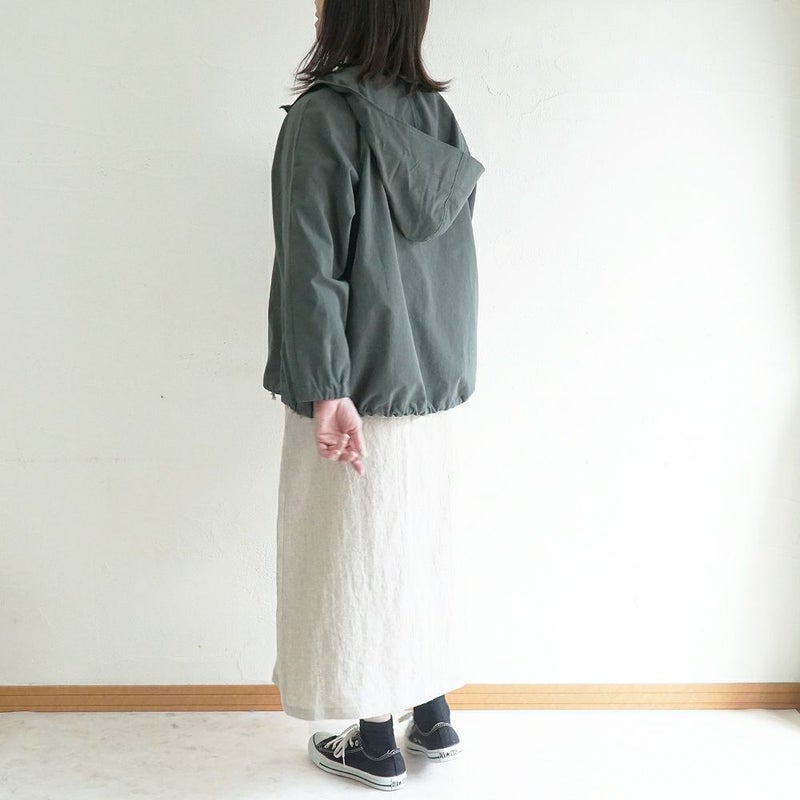 Branch m‘.,ブランチエム,ナチュラル,30代,40代,50代,60代,リネン,ゆったり,ジャケット,ブルゾン,フードジャケット,撥水,フード,アウター,ライトアウター,マンパ,マウンテンパーカー