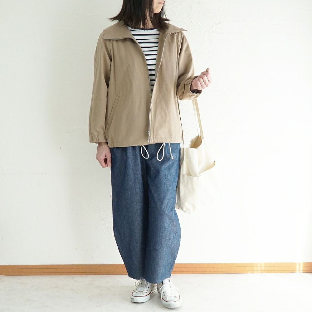 Branch m‘.,ブランチエム,ナチュラル,30代,40代,50代,60代,リネン,ゆったり,ジャケット,ブルゾン,フードジャケット,撥水,フード,アウター,ライトアウター,マンパ,マウンテンパーカー