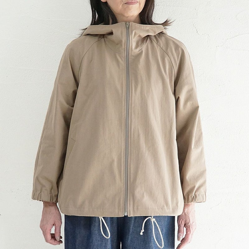 Branch m‘.,ブランチエム,ナチュラル,30代,40代,50代,60代,リネン,ゆったり,ジャケット,ブルゾン,フードジャケット,撥水,フード,アウター,ライトアウター,マンパ,マウンテンパーカー