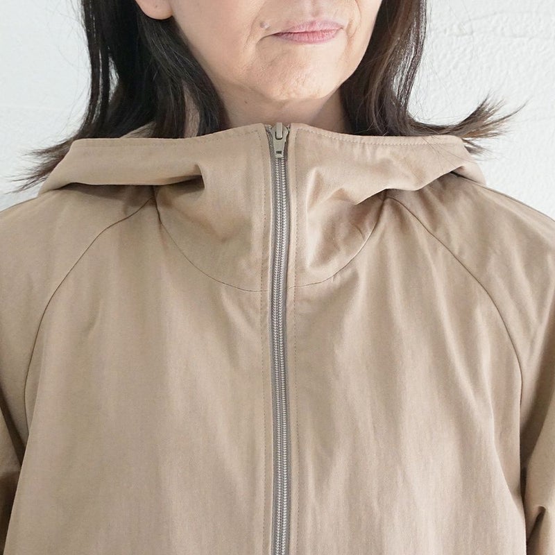 Branch m‘.,ブランチエム,ナチュラル,30代,40代,50代,60代,リネン,ゆったり,ジャケット,ブルゾン,フードジャケット,撥水,フード,アウター,ライトアウター,マンパ,マウンテンパーカー