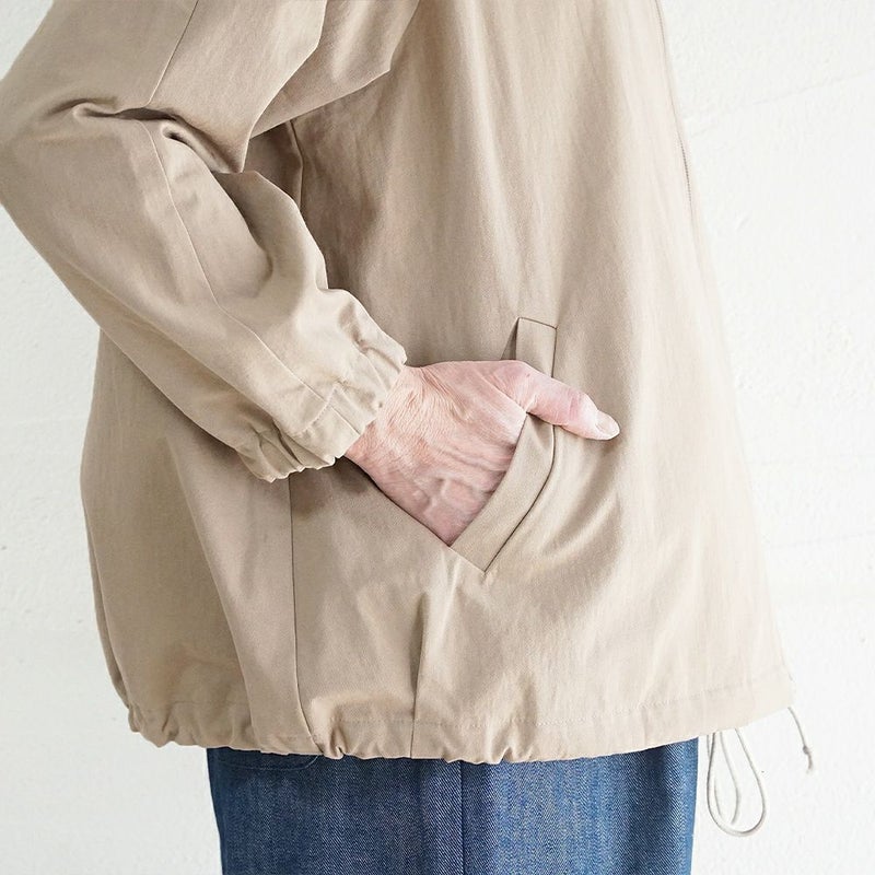 Branch m‘.,ブランチエム,ナチュラル,30代,40代,50代,60代,リネン,ゆったり,ジャケット,ブルゾン,フードジャケット,撥水,フード,アウター,ライトアウター,マンパ,マウンテンパーカー