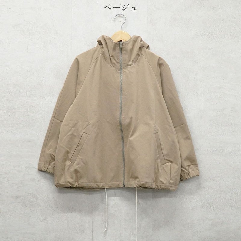 Branch m‘.,ブランチエム,ナチュラル,30代,40代,50代,60代,リネン,ゆったり,ジャケット,ブルゾン,フードジャケット,撥水,フード,アウター,ライトアウター,マンパ,マウンテンパーカー