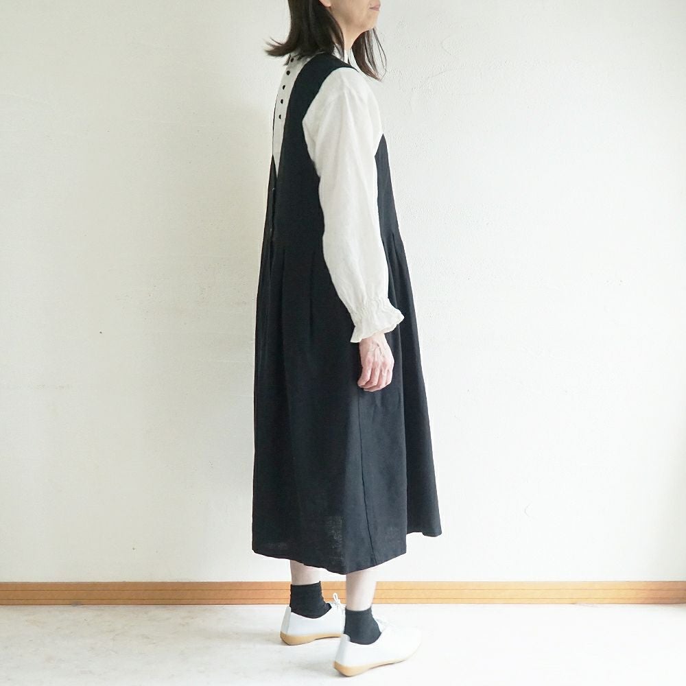 Branch m‘.,ブランチエム,ナチュラル,30代,40代,50代,60代,リネン,ゆったり,blouse,ブラウス,リネンブラウス,フリルブラウス,チェックブラウス,