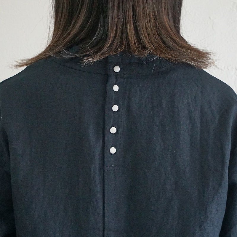 Branch m‘.,ブランチエム,ナチュラル,30代,40代,50代,60代,リネン,ゆったり,blouse,ブラウス,リネンブラウス,フリルブラウス,チェックブラウス,