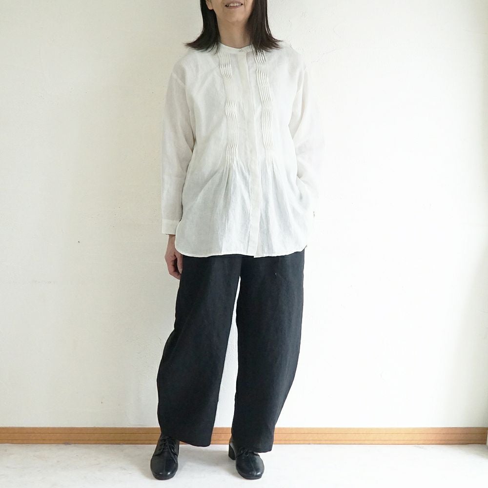 Branch m‘.,ブランチエム,ナチュラル,30代,40代,50代,60代,リネン,ゆったり,blouse,ブラウス,リネンブラウス,チュニック,チュニックブラウス,リネンチュニック,ピンタック,ピンタックブラウス,ピンタックチュニック