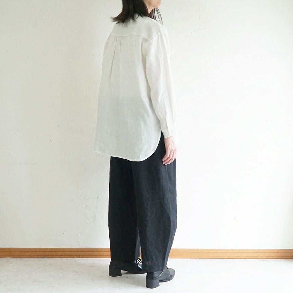 Branch m‘.,ブランチエム,ナチュラル,30代,40代,50代,60代,リネン,ゆったり,blouse,ブラウス,リネンブラウス,チュニック,チュニックブラウス,リネンチュニック,ピンタック,ピンタックブラウス,ピンタックチュニック