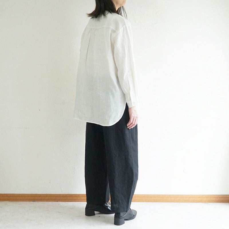 Branch m‘.,ブランチエム,ナチュラル,30代,40代,50代,60代,リネン,ゆったり,blouse,ブラウス,リネンブラウス,チュニック,チュニックブラウス,リネンチュニック,ピンタック,ピンタックブラウス,ピンタックチュニック