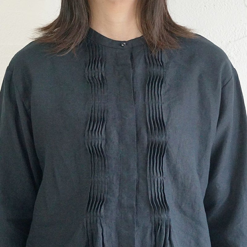 Branch m‘.,ブランチエム,ナチュラル,30代,40代,50代,60代,リネン,ゆったり,blouse,ブラウス,リネンブラウス,チュニック,チュニックブラウス,リネンチュニック,ピンタック,ピンタックブラウス,ピンタックチュニック