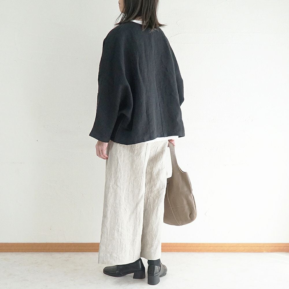 Branch m‘.,ブランチエム,ナチュラル,30代,40代,50代,60代,コーデセット,コーディネートセット,セット売り,ゆったり,リネン,リネンジャケット,ジャケット,クルーネックジャケット,ノーカラージャケット,ドルマンジャケット,パンツ,リネンパンツ,ワイドパンツ,リネンワイドパンツ,セットアップ