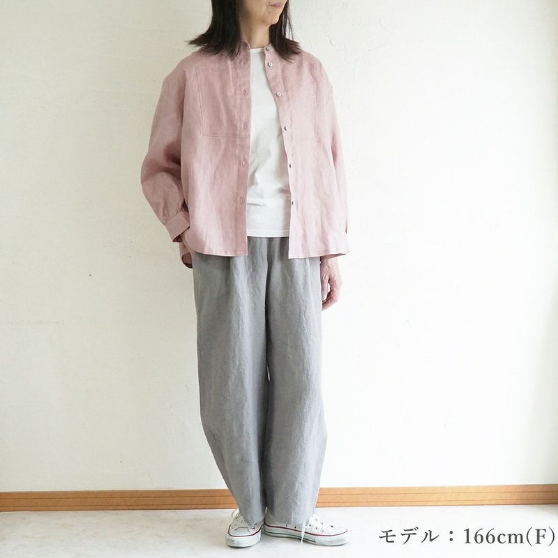 Branch m‘.,ブランチエム,ナチュラル,30代,40代,50代,60代,リネン,ゆったり,麻,パンツ,コクーンパンツ,バルーンパンツ,