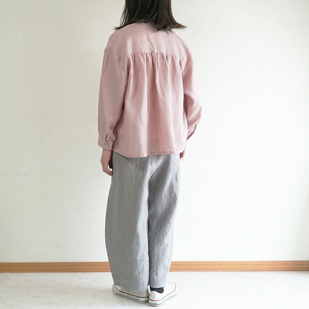 Branch m‘.,ブランチエム,ナチュラル,30代,40代,50代,60代,リネン,ゆったり,麻,パンツ,コクーンパンツ,バルーンパンツ,