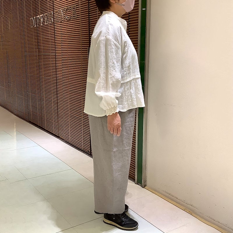 Branch m‘.,ブランチエム,ナチュラル,30代,40代,50代,60代,リネン,ゆったり,麻,パンツ,コクーンパンツ,バルーンパンツ,