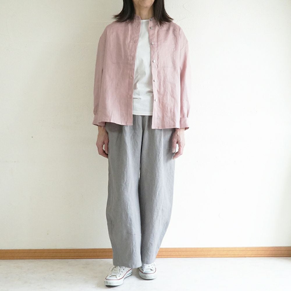 Branch m‘.,ブランチエム,ナチュラル,30代,40代,50代,60代,リネン,ゆったり,麻,パンツ,コクーンパンツ,バルーンパンツ,