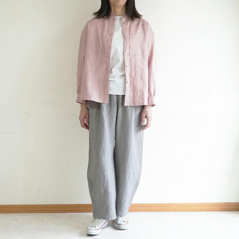 Branch m‘.,ブランチエム,ナチュラル,30代,40代,50代,60代,リネン,ゆったり,麻,パンツ,コクーンパンツ,バルーンパンツ,