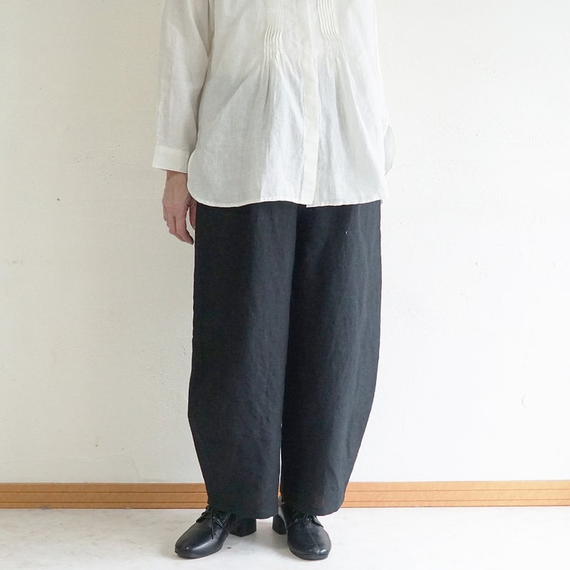 Branch m‘.,ブランチエム,ナチュラル,30代,40代,50代,60代,リネン,ゆったり,麻,パンツ,コクーンパンツ,バルーンパンツ,