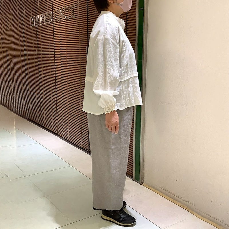 Branch m‘.,ブランチエム,ナチュラル,30代,40代,50代,60代,リネン,ゆったり,麻,パンツ,コクーンパンツ,バルーンパンツ,