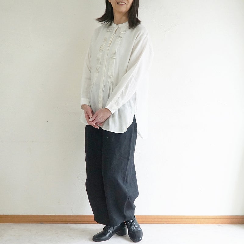 Branch m‘.,ブランチエム,ナチュラル,30代,40代,50代,60代,リネン,ゆったり,麻,パンツ,コクーンパンツ,バルーンパンツ,
