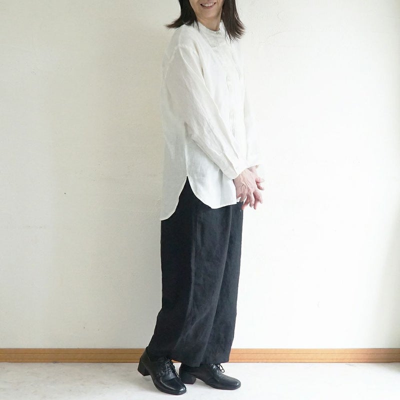 Branch m‘.,ブランチエム,ナチュラル,30代,40代,50代,60代,リネン,ゆったり,麻,パンツ,コクーンパンツ,バルーンパンツ,