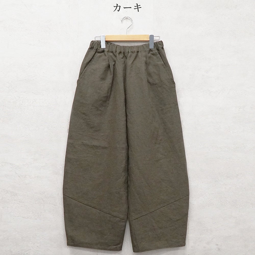 Branch m‘.,ブランチエム,ナチュラル,30代,40代,50代,60代,リネン,ゆったり,麻,パンツ,コクーンパンツ,バルーンパンツ,