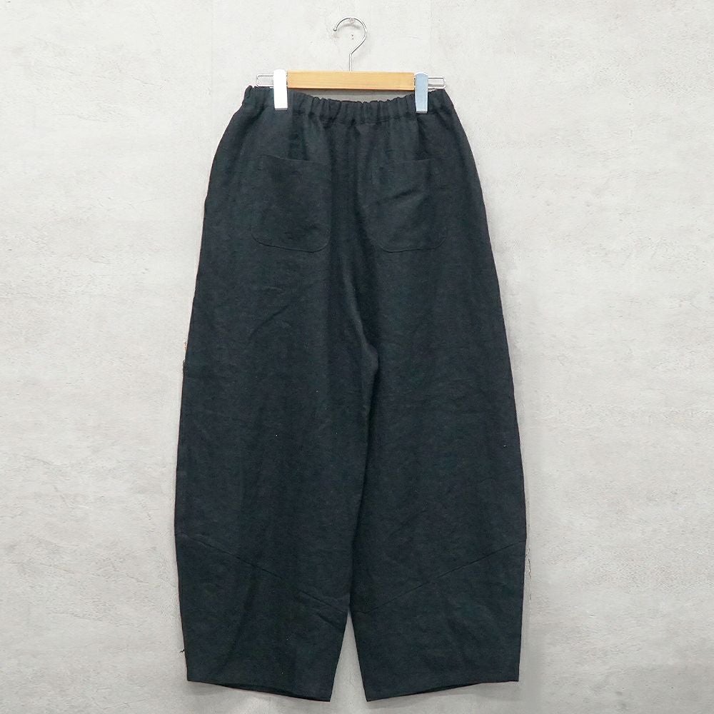 Branch m‘.,ブランチエム,ナチュラル,30代,40代,50代,60代,リネン,ゆったり,麻,パンツ,コクーンパンツ,バルーンパンツ,