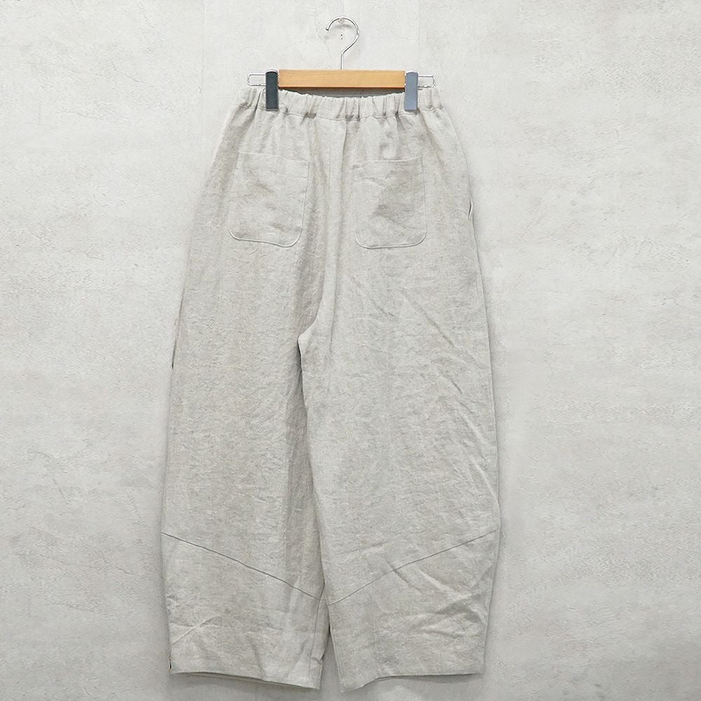 Branch m‘.,ブランチエム,ナチュラル,30代,40代,50代,60代,リネン,ゆったり,麻,パンツ,コクーンパンツ,バルーンパンツ,