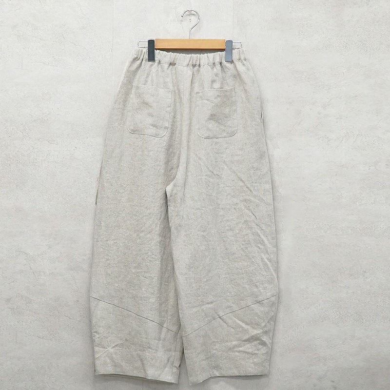 Branch m‘.,ブランチエム,ナチュラル,30代,40代,50代,60代,リネン,ゆったり,麻,パンツ,コクーンパンツ,バルーンパンツ,