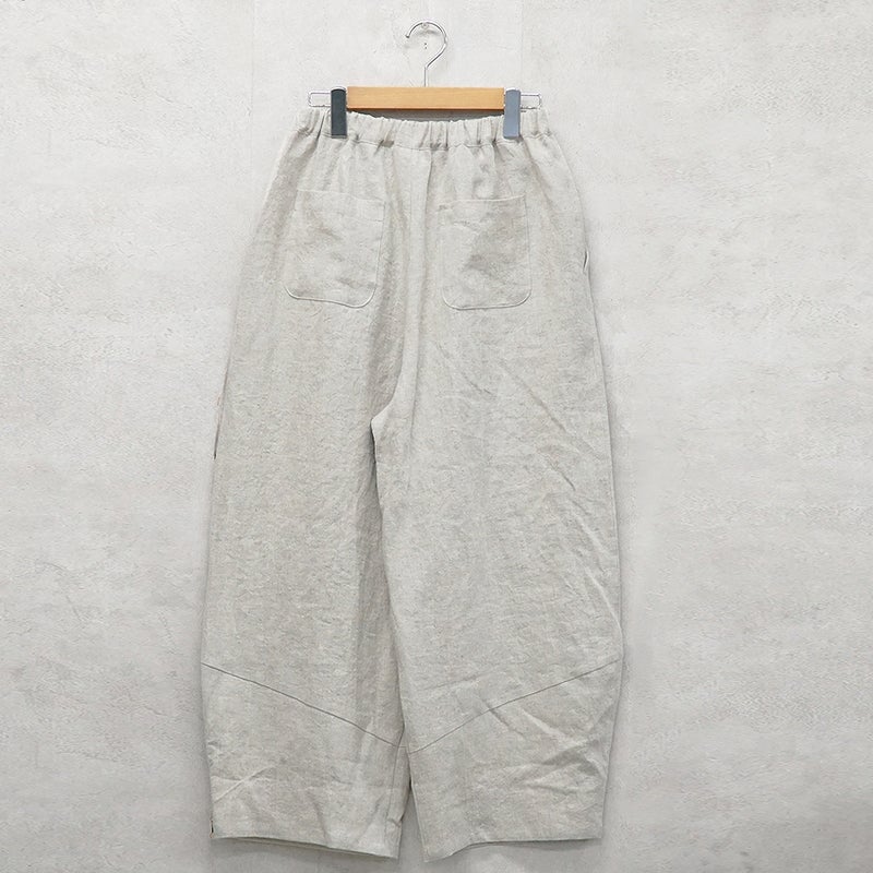 Branch m‘.,ブランチエム,ナチュラル,30代,40代,50代,60代,リネン,ゆったり,麻,パンツ,コクーンパンツ,バルーンパンツ,