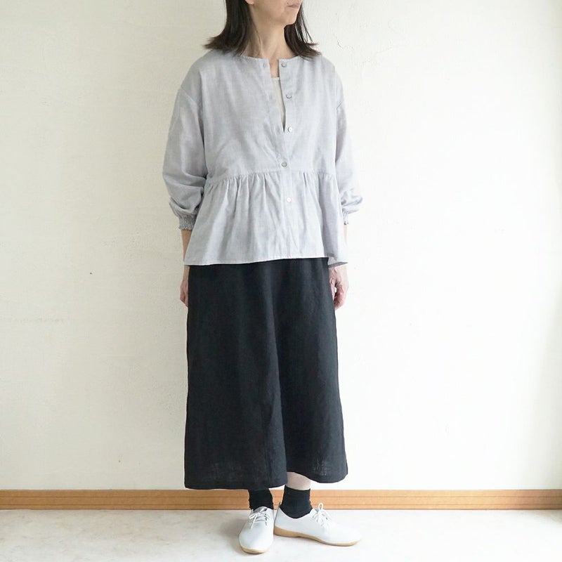 Branch m‘.,ブランチエム,ナチュラル,30代,40代,50代,60代,リネン,ゆったり,麻,スカート,リネンスカート,ナロースカート,