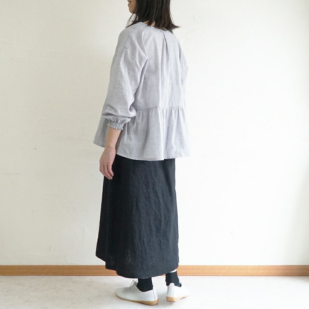 Branch m‘.,ブランチエム,ナチュラル,30代,40代,50代,60代,リネン,ゆったり,麻,スカート,リネンスカート,ナロースカート,