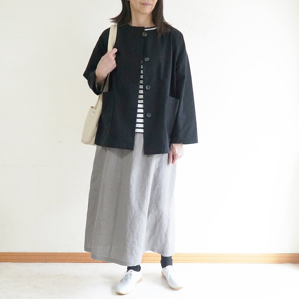 Branch m‘.,ブランチエム,ナチュラル,30代,40代,50代,60代,リネン,ゆったり,麻,スカート,リネンスカート,ナロースカート,