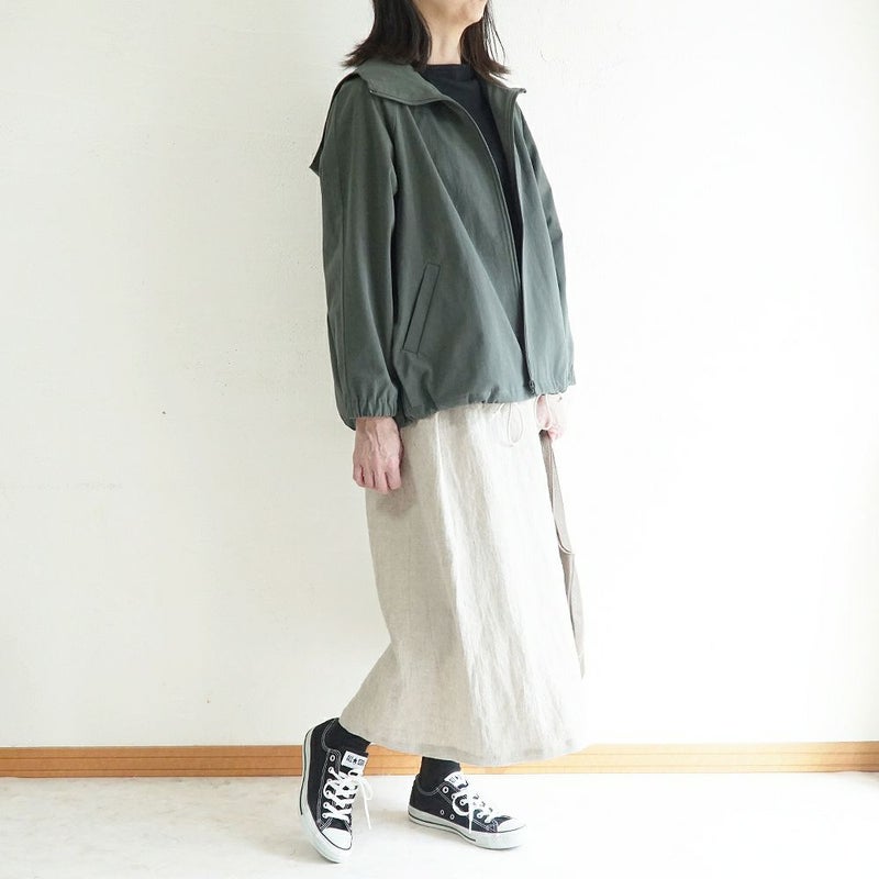 Branch m‘.,ブランチエム,ナチュラル,30代,40代,50代,60代,リネン,ゆったり,麻,スカート,リネンスカート,ナロースカート,