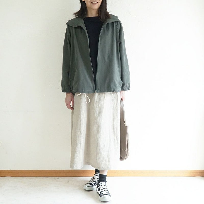 Branch m‘.,ブランチエム,ナチュラル,30代,40代,50代,60代,リネン,ゆったり,麻,スカート,リネンスカート,ナロースカート,