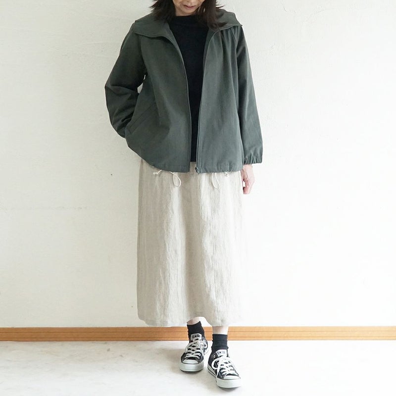 Branch m‘.,ブランチエム,ナチュラル,30代,40代,50代,60代,リネン,ゆったり,麻,スカート,リネンスカート,ナロースカート,