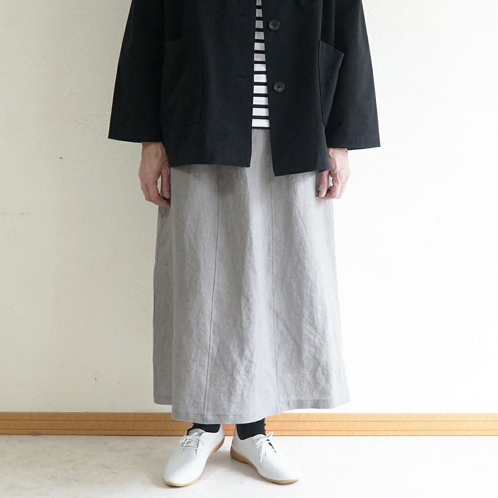 Branch m‘.,ブランチエム,ナチュラル,30代,40代,50代,60代,リネン,ゆったり,麻,スカート,リネンスカート,ナロースカート,