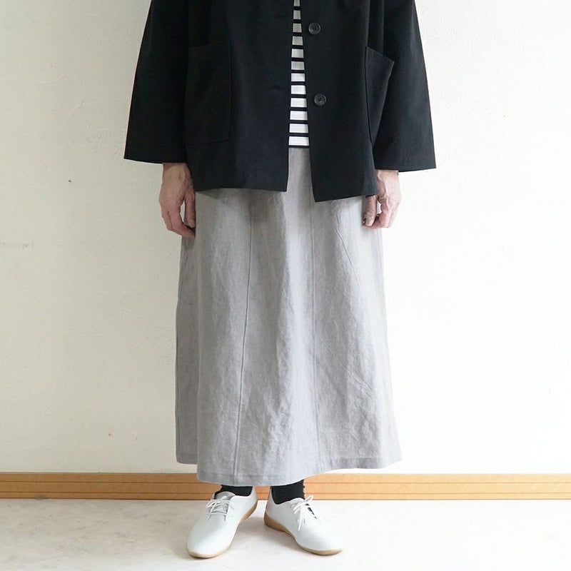 Branch m‘.,ブランチエム,ナチュラル,30代,40代,50代,60代,リネン,ゆったり,麻,スカート,リネンスカート,ナロースカート,