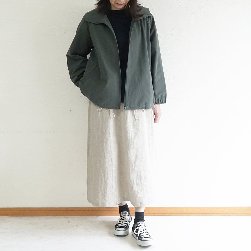 Branch m‘.,ブランチエム,ナチュラル,30代,40代,50代,60代,リネン,ゆったり,麻,スカート,リネンスカート,ナロースカート,